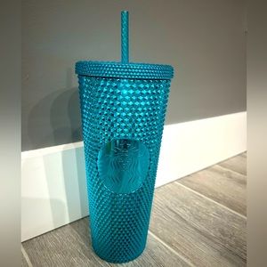 Starbucks blue chrome tumbler